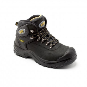 HK1 Black Hiker style Safety Boot