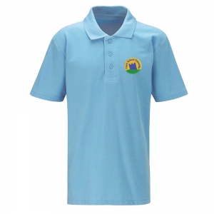 Twyn School Sky Blue Polo Shirt