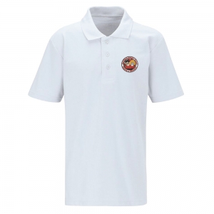 Moorland Primary White Polo Shirt