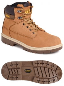 SS613 Worksite Tan Nubuck Safety Boot