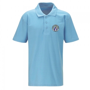 St Mary's Primary Sky Blue Polo Shirt 