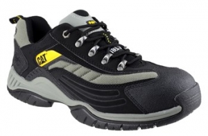 CAT Moor Black Safety Trainers