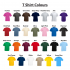 SS030 Fruit Of The Loom Value T Shirt