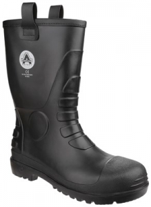 FS90 Black Waterproof Pvc Rigger Boot