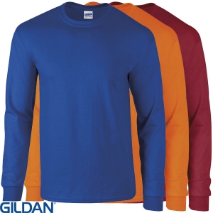 GD014 Gildan Ultra Cotton Long Sleeve T Shirt 