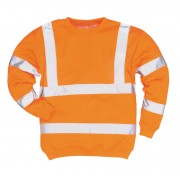 Hi Vis Sweatshirt Yellow/Orange
