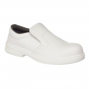 FW81 White Slip On Safety Shoe