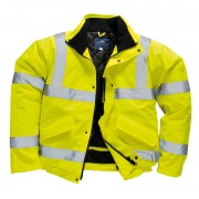 Hi Vis Yellow Waterproof Bomber Jacket
