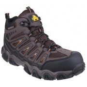 AS801 Brown Metal Free Safety Hiker Boot