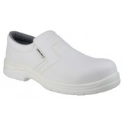 FS510 White Slip On Safety Shoe