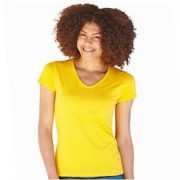 SS047  Ladys V Neck Fitted T Shirt